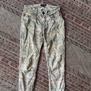 Isabel Marant printed corduroy pants